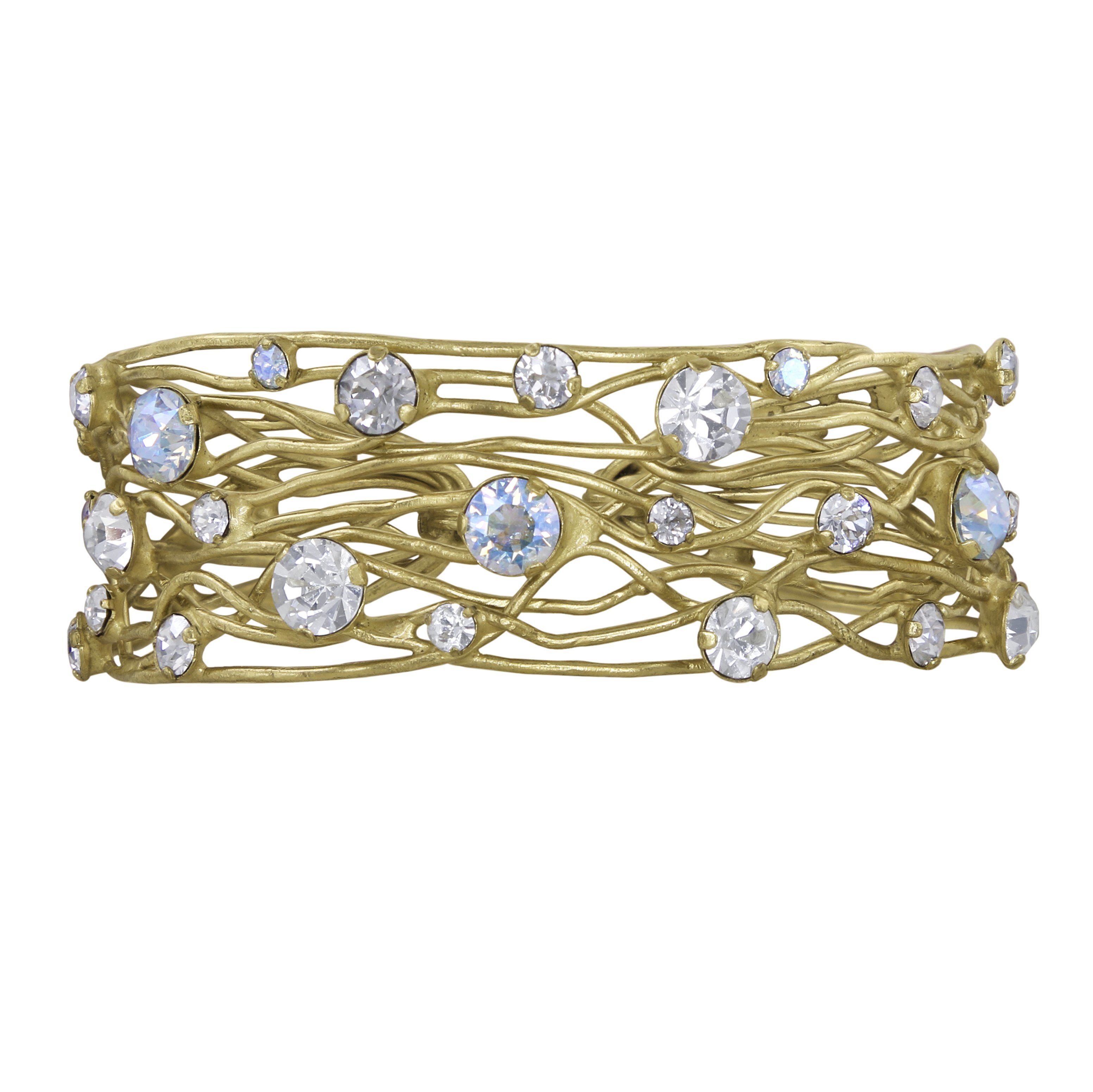 Konplott Armband Cages Gold Kristall