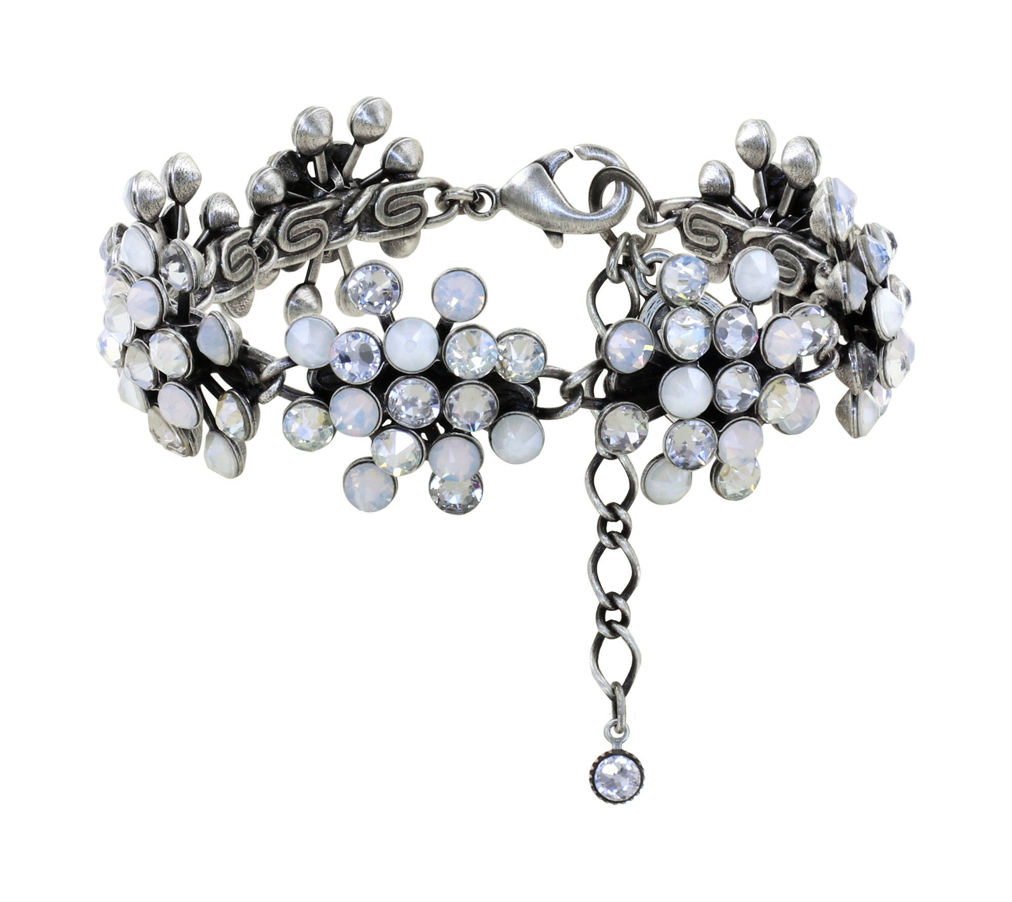 Konplott Armband Magic Fireball kristall, opalweiß