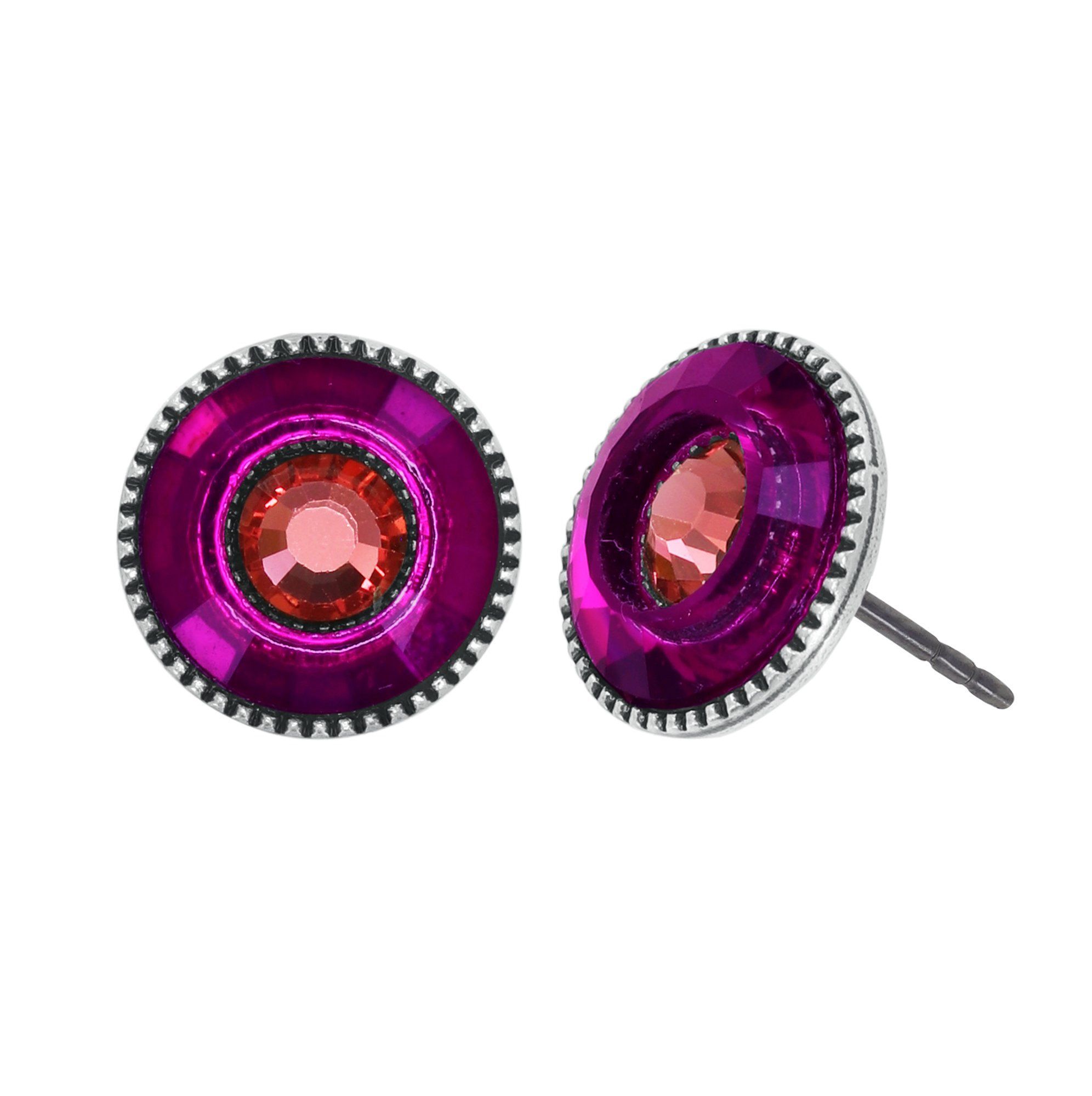 Konplott Ohrstecker Donutissima  Silber Pink Koralle
