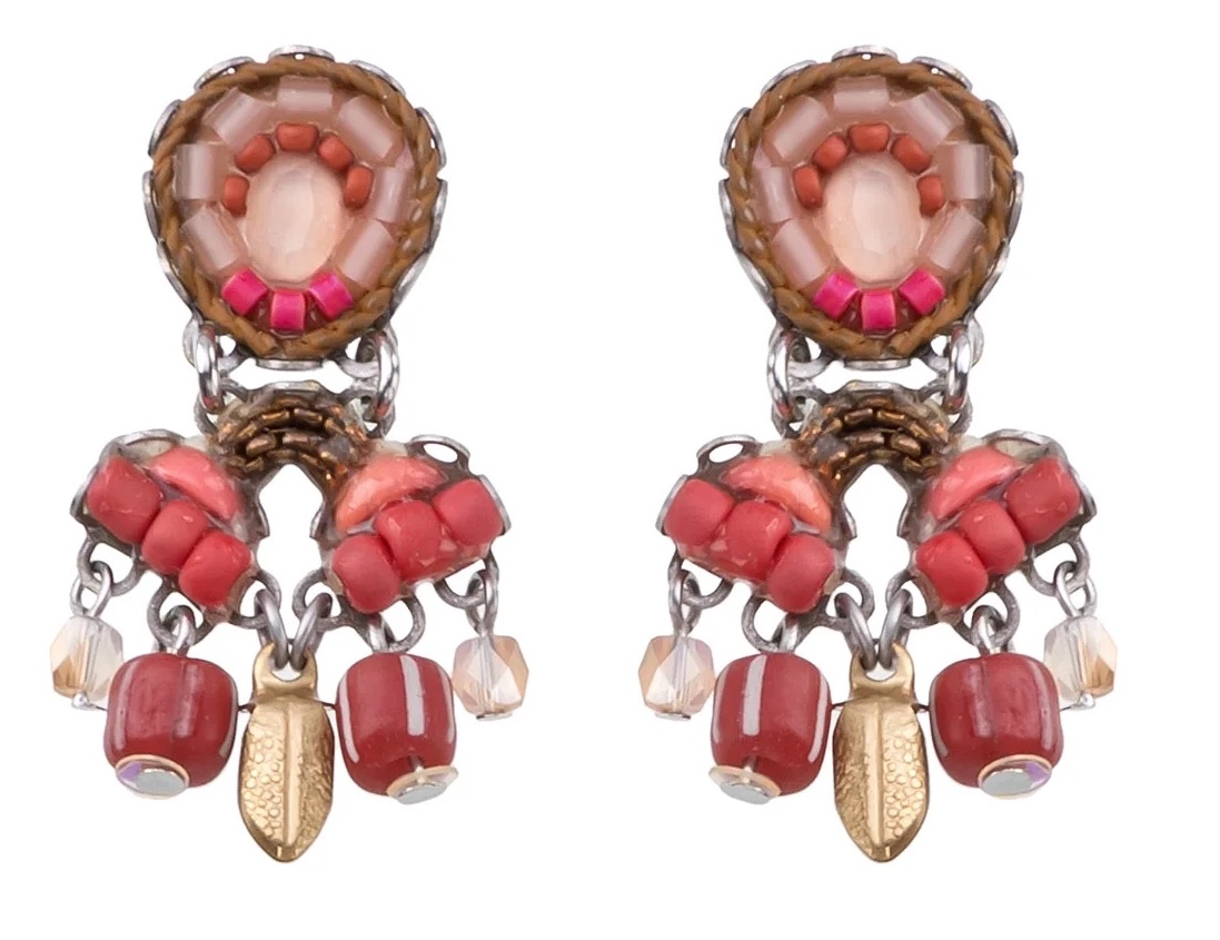 Ayala Bar Ohrstecker, Radical Red Flame Earrings