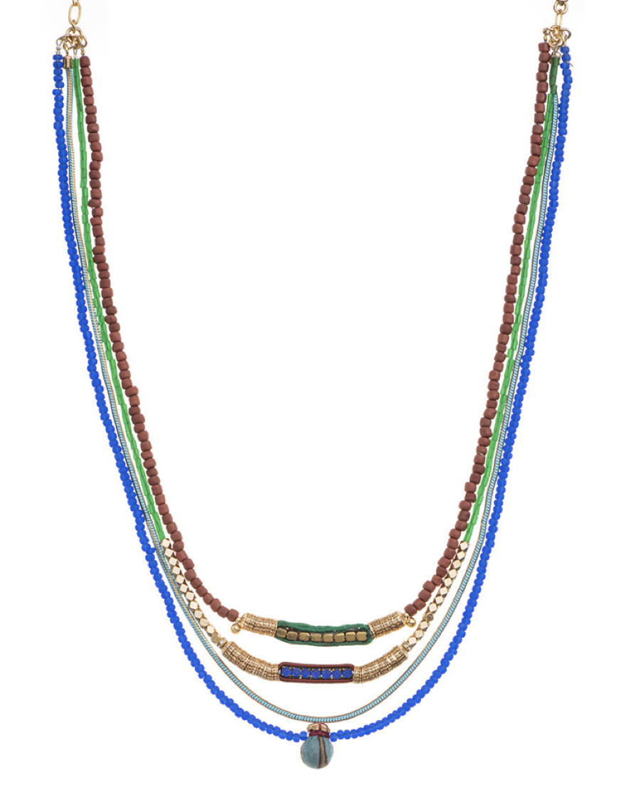 Ayala Bar Halskette, Mid Season Set, Boho Beaded Jelani Necklace