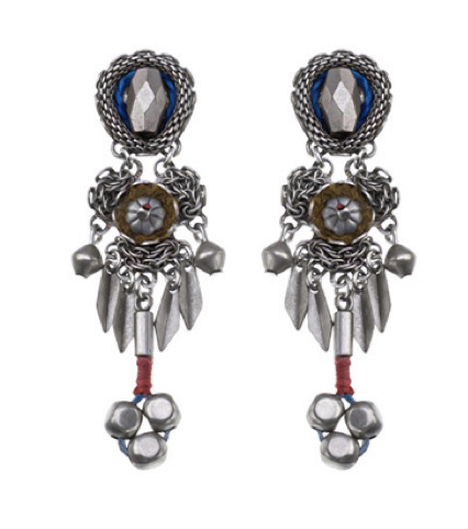Ayala Bar Ohrstecker, Twinkle Set, Handmade Metal Earrings, Cloudsilver