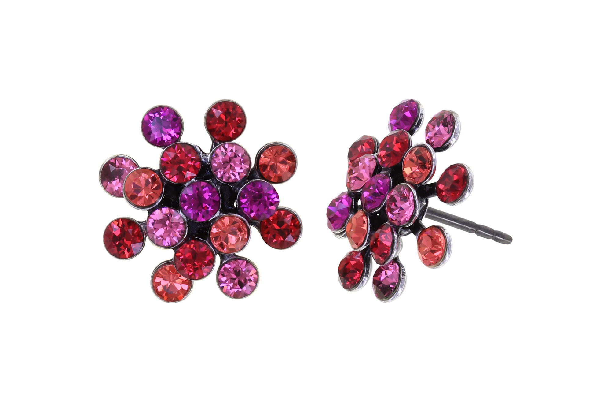 Konplott Ohrstecker Mini Magic Fireball Padparadscha, light siam, rose