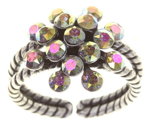 Konplott Ring Mini Magic Fireball Crystal Aurore Boreal
