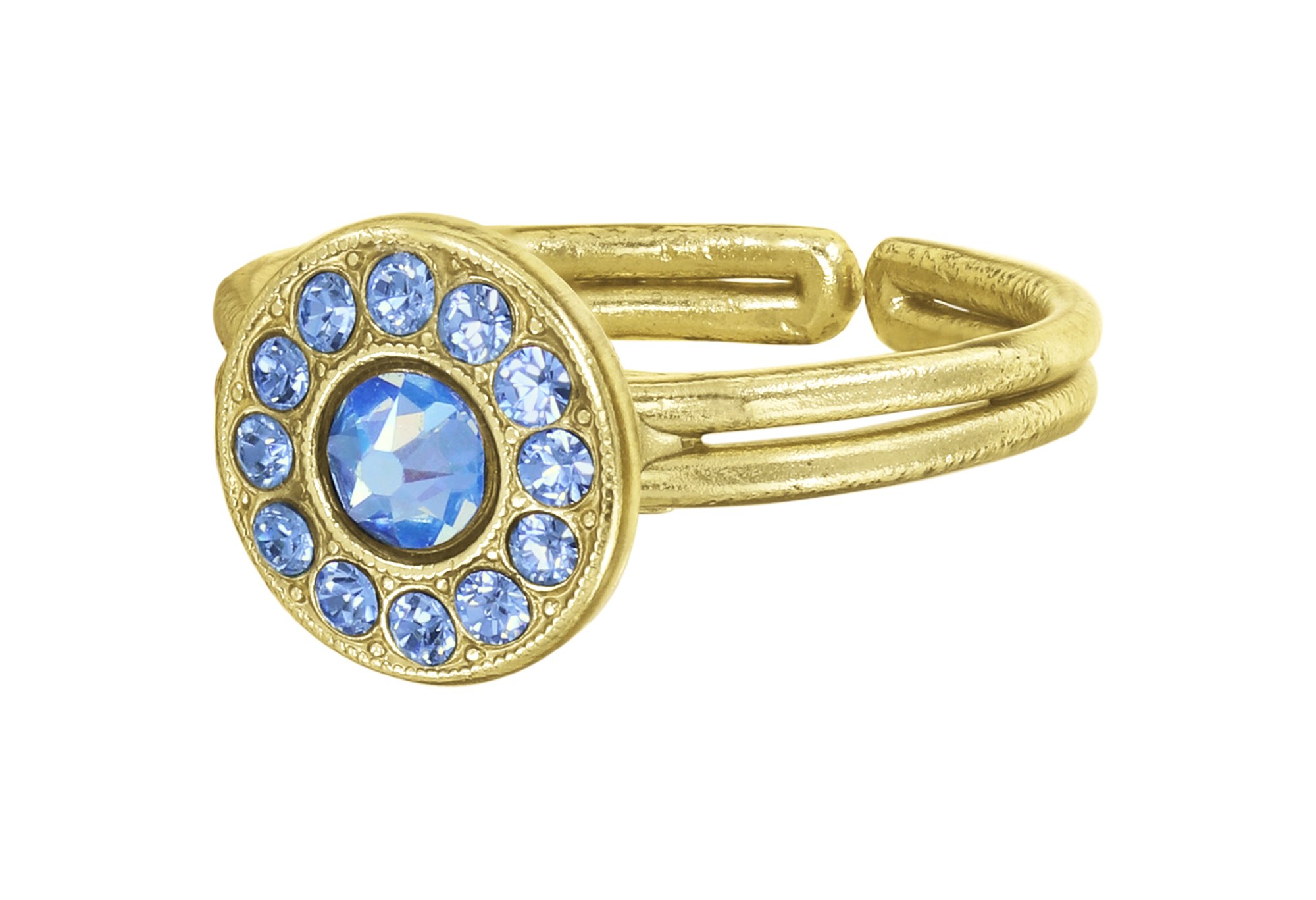 Konplott Spell on You gold Aquamarin Aurore Boreale , 2 tlg Schmuckset
