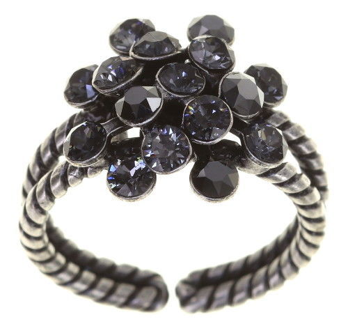 Konplott Ring Mini Magic Fireball Black Diamond Mix