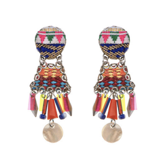 Ayala Bar Ohrstecker, African Dance Set, Longboho Earrings, Lightplay