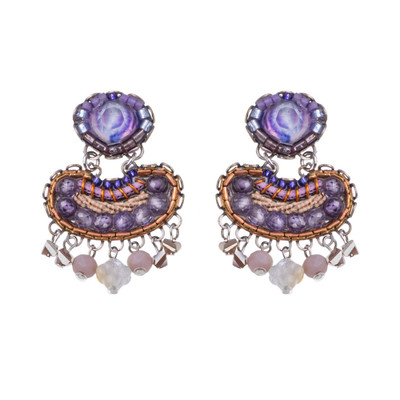 Ayala Bar Ohrstecker, Plum Blossom Violetta Earrings