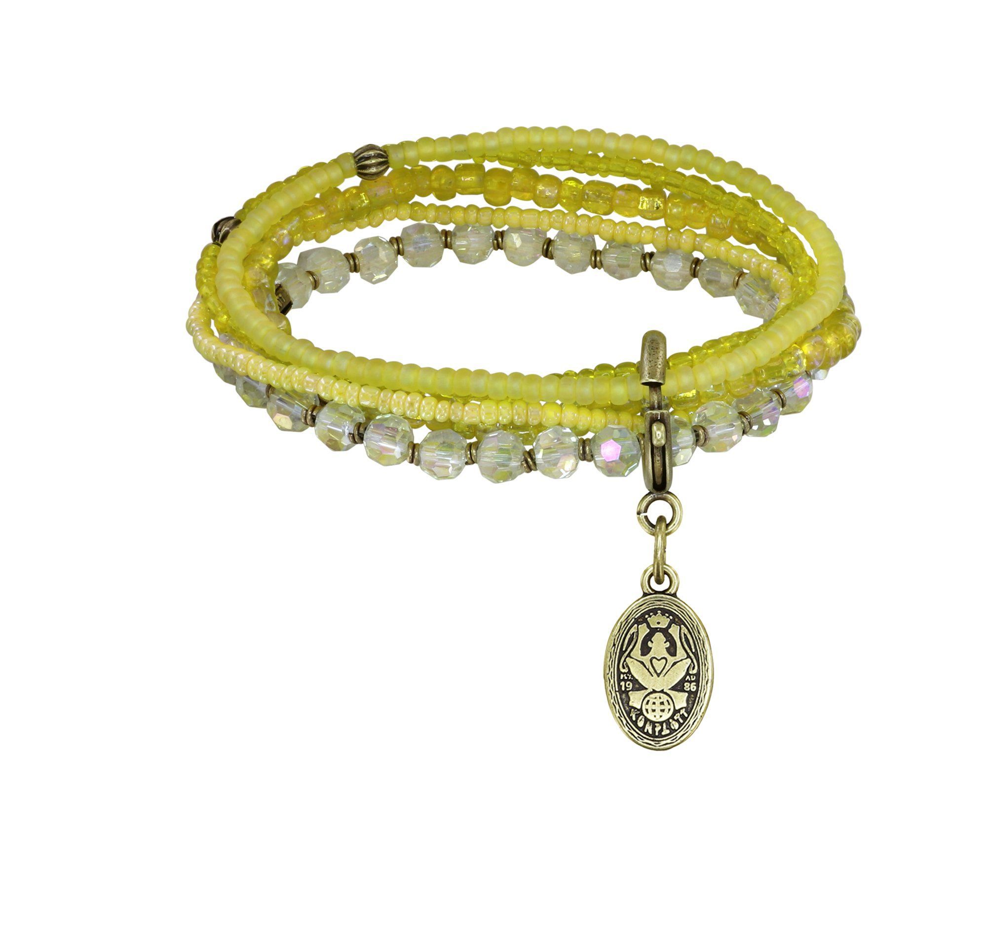 Konplott Armband Petit Glamour d`Afrique gelb