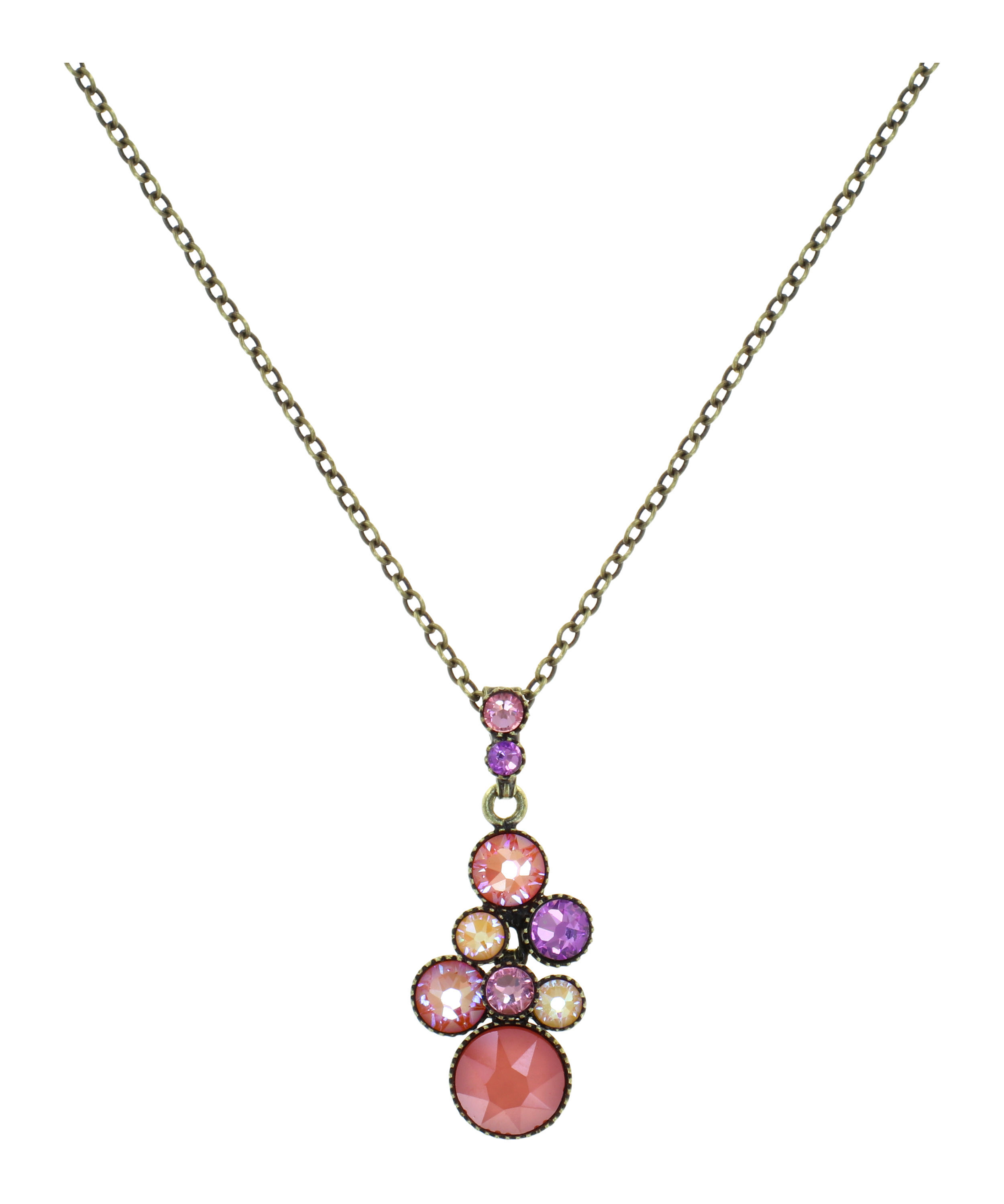 Konplott Kette Water Cascade Padparadscha Opal Rose Opal