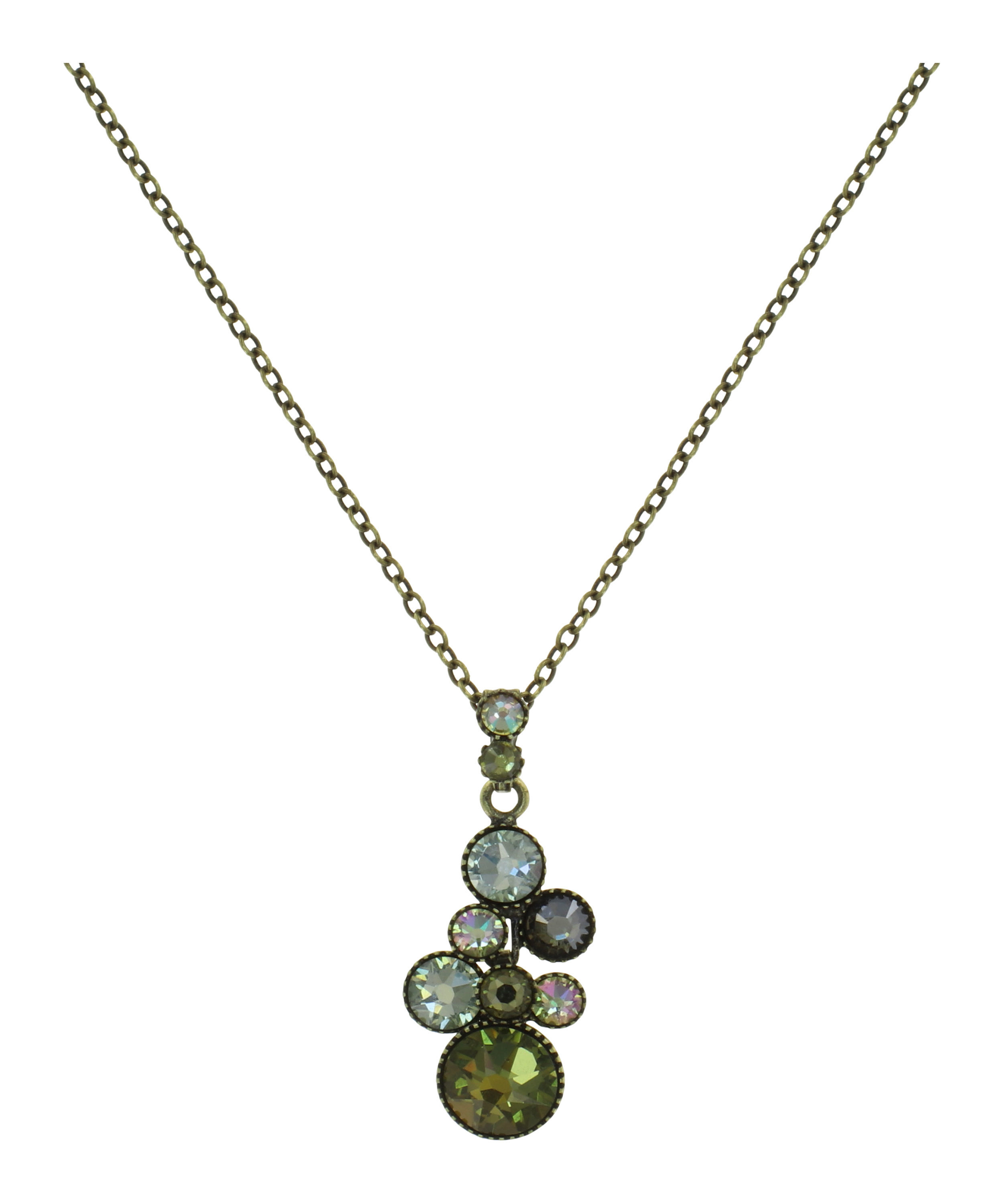 Konplott Kette Water Cascade Khaki Black Diamond