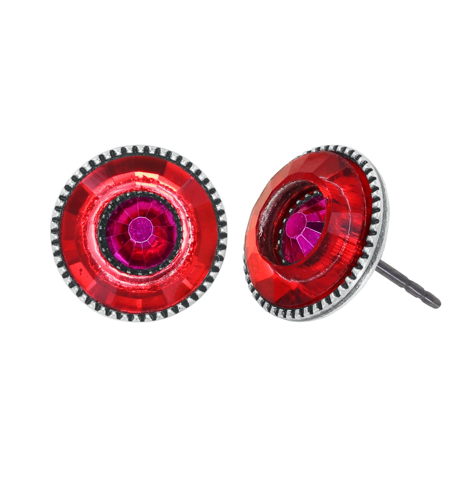 Konplott Ohrstecker Donutissima Silber Koralle Pink
