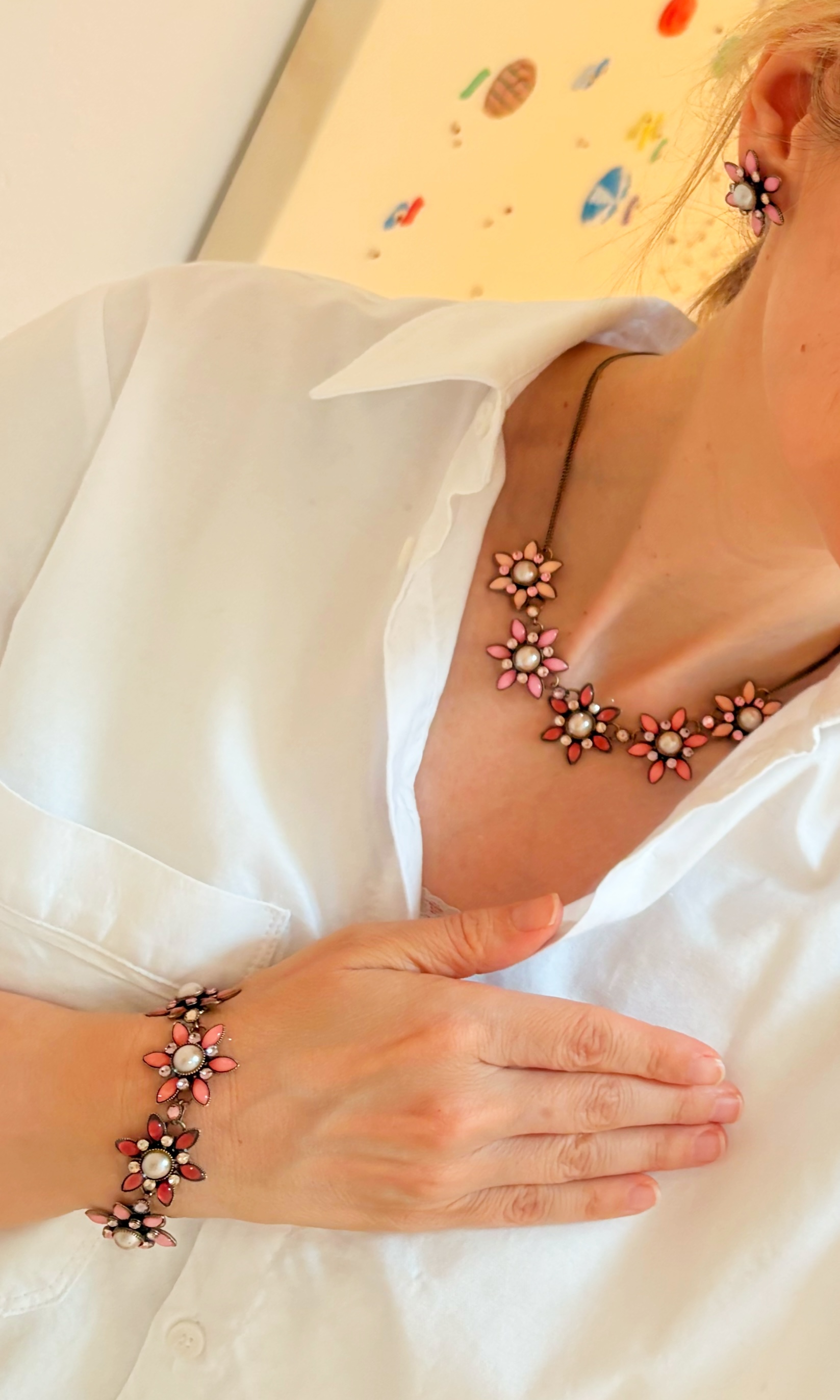 Konplott Margarita rosé, 3 tlg Schmuckset