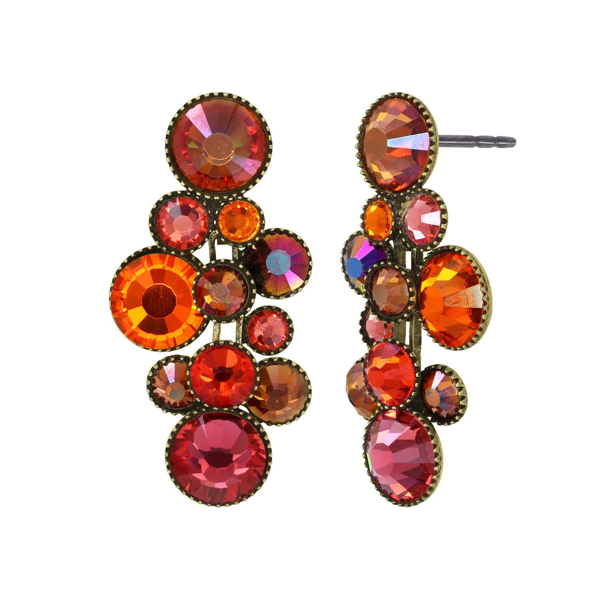 Konplott Ohrstecker Water Cascade orange