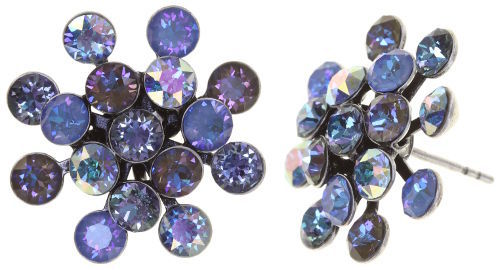 Konplott Ohrstecker Magic Fireball  blassblau flieder  opal multi