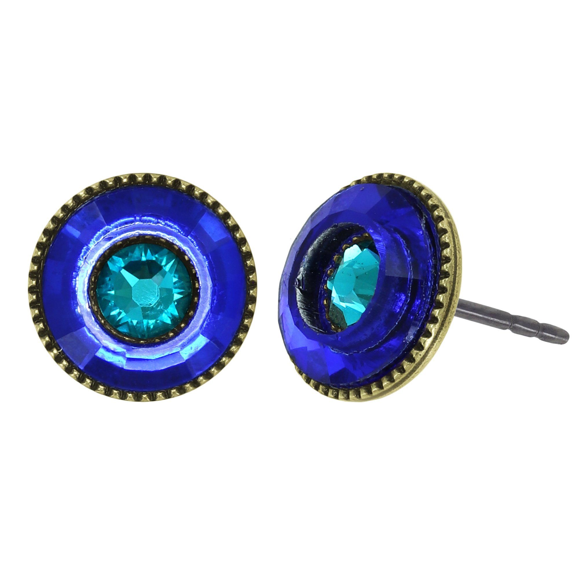 Konplott Ohrstecker Donutissima  Blau Türkis