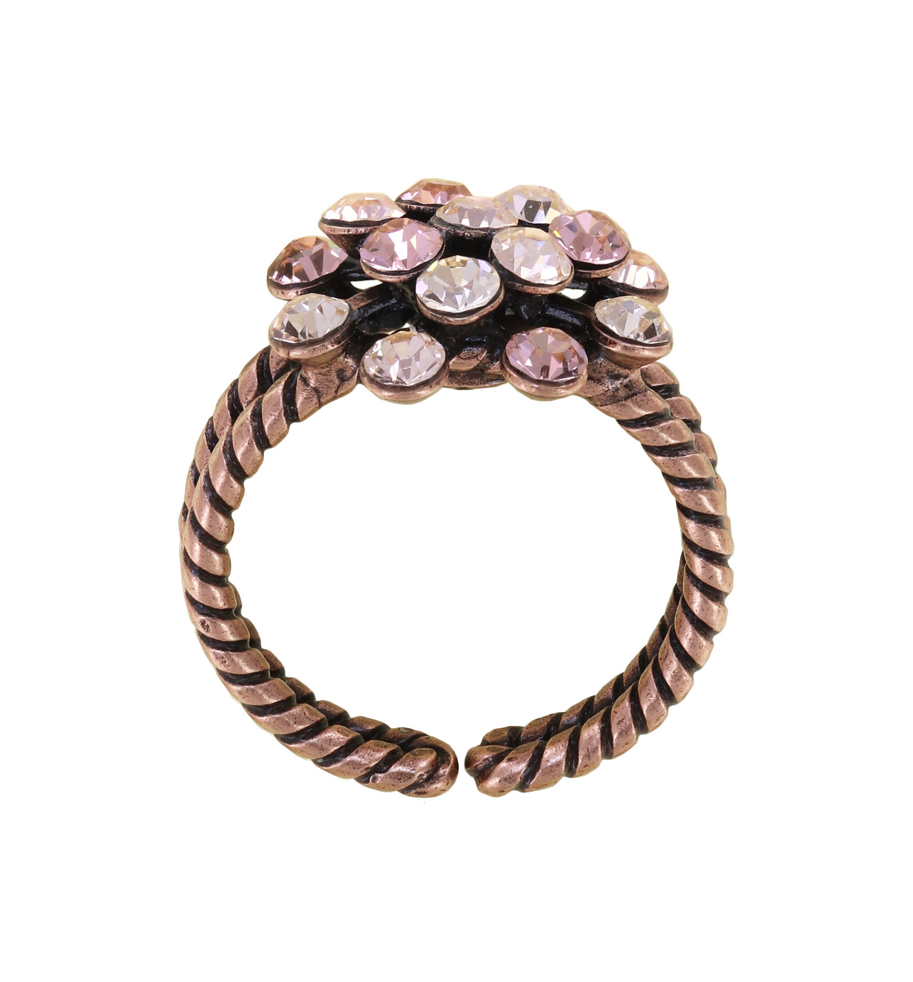 Konplott Ring Mini Magic Fireball Light Amethyst Vintage Rose Mix