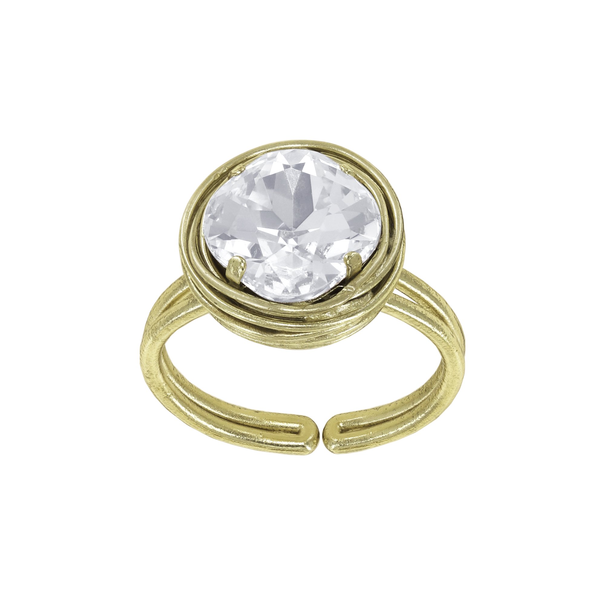 Konplott Ring Global Glam Shiny gold