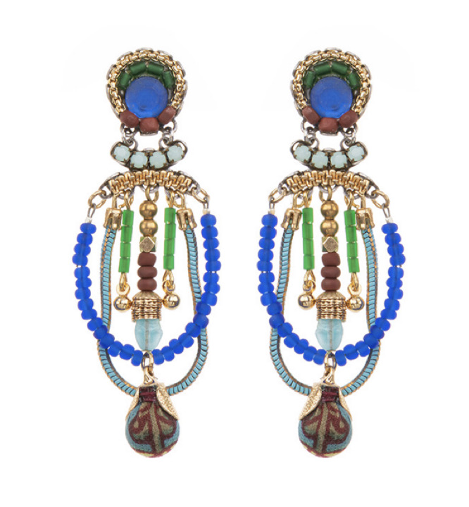 Ayala Bar Ohrstecker, Mid Season Set, Boho Beaded Omari Earrings