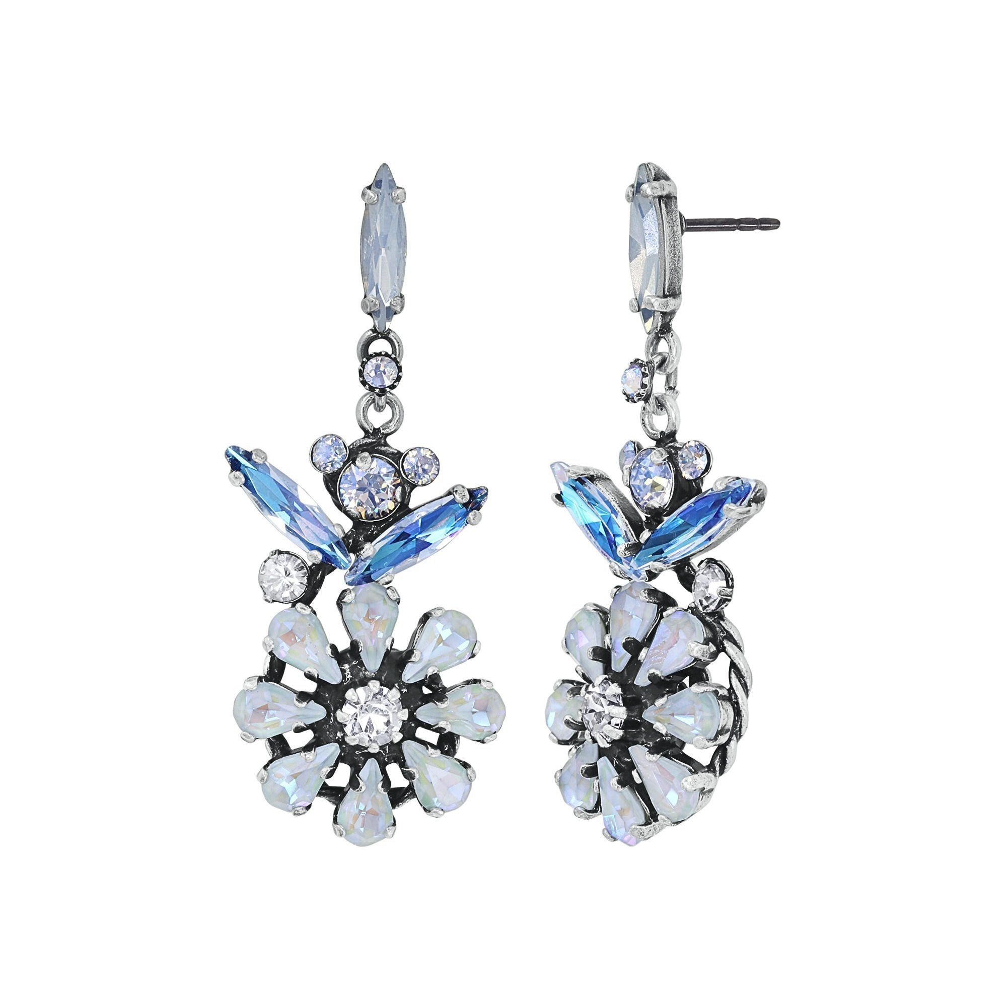 Konplott Ohrstecker, Twisted Blossom white
