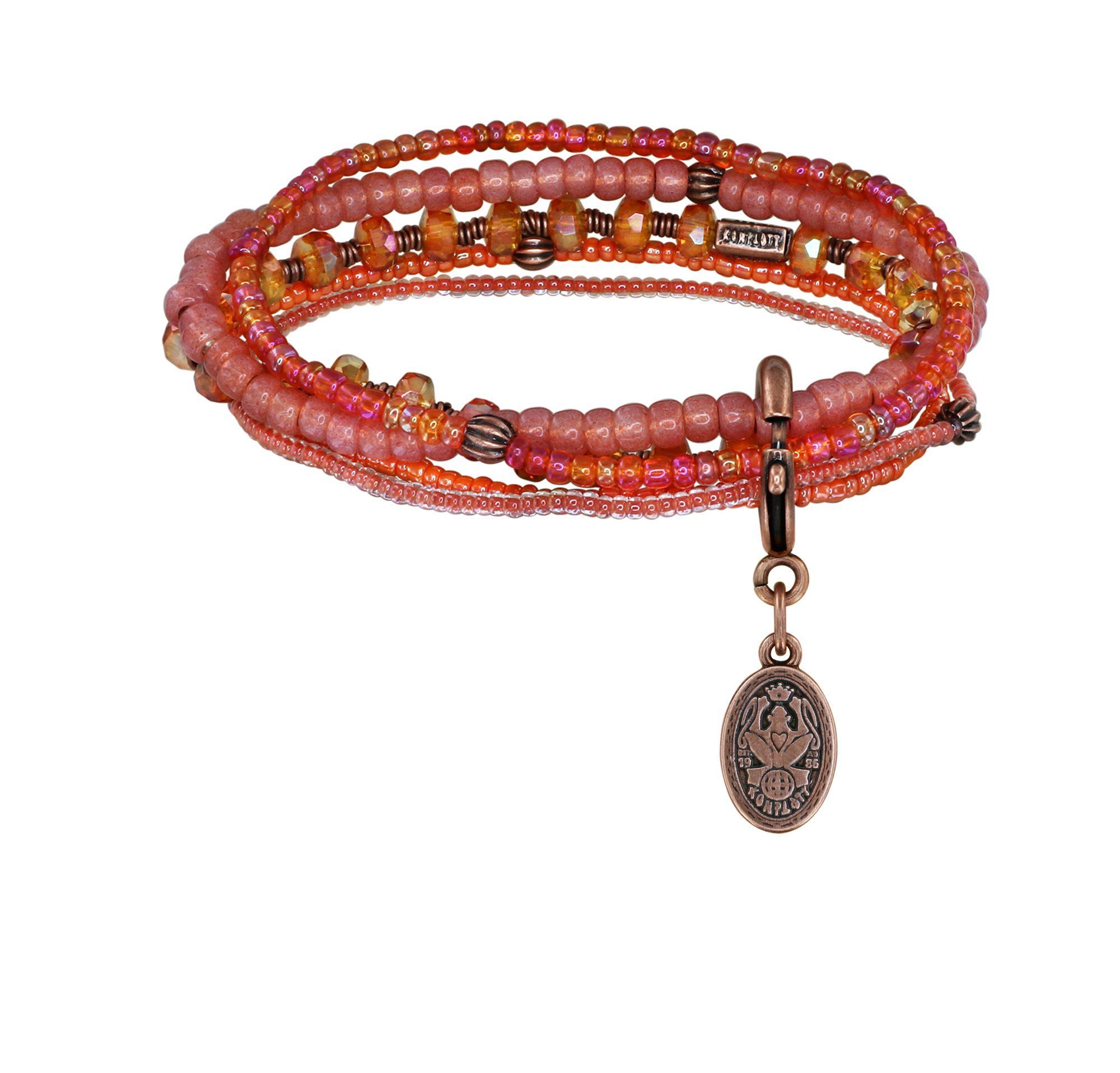 Konplott Armband Petit Glamour d`Afrique lachs orange