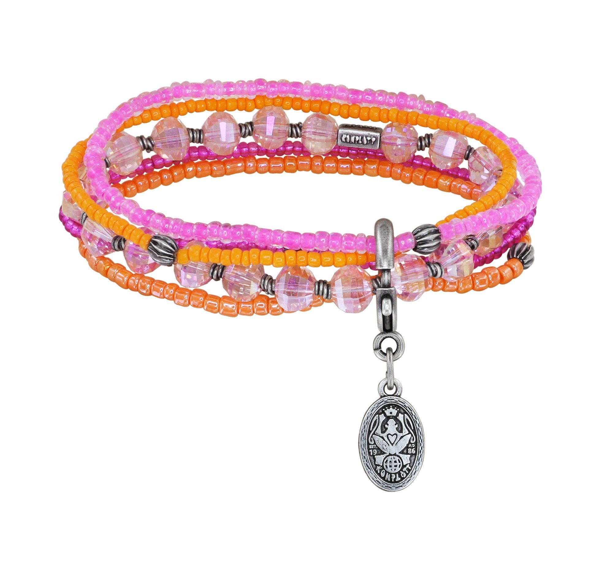 Konplott Armband Petit Glamour d`Afrique pink rosa zartorange