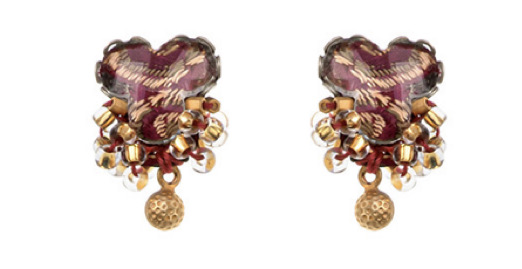 Ayala Bar Ohrstecker, Plum Wine Set, Stud Beaded Earrings