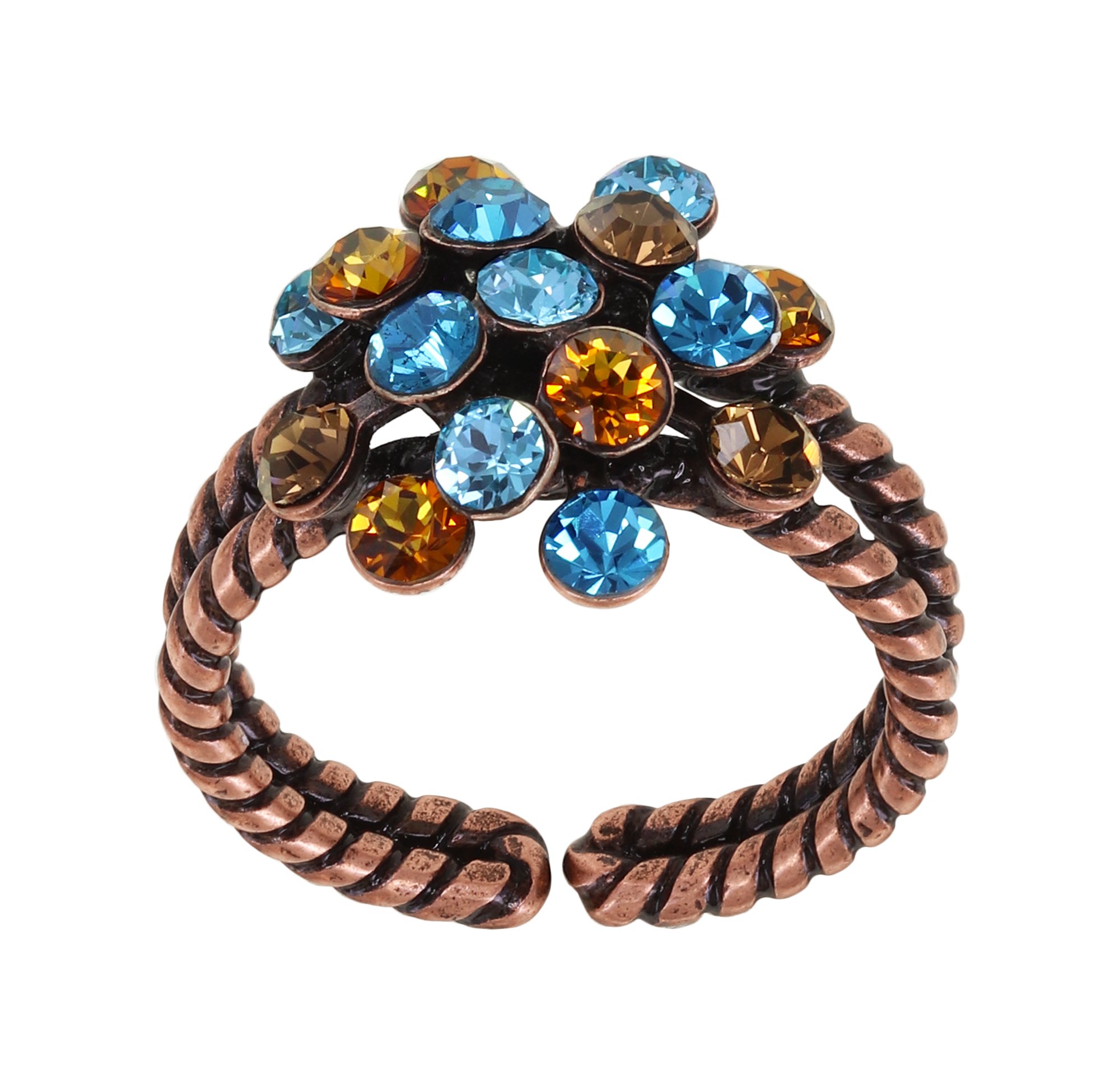 Konplott Set Mini Magic Fireball Topaz Blue Zirkon Mix, 3 tlg