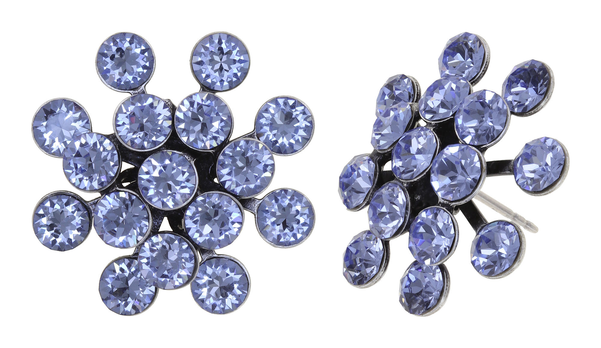 Konplott Ohrstecker Magic Fireball hellblau