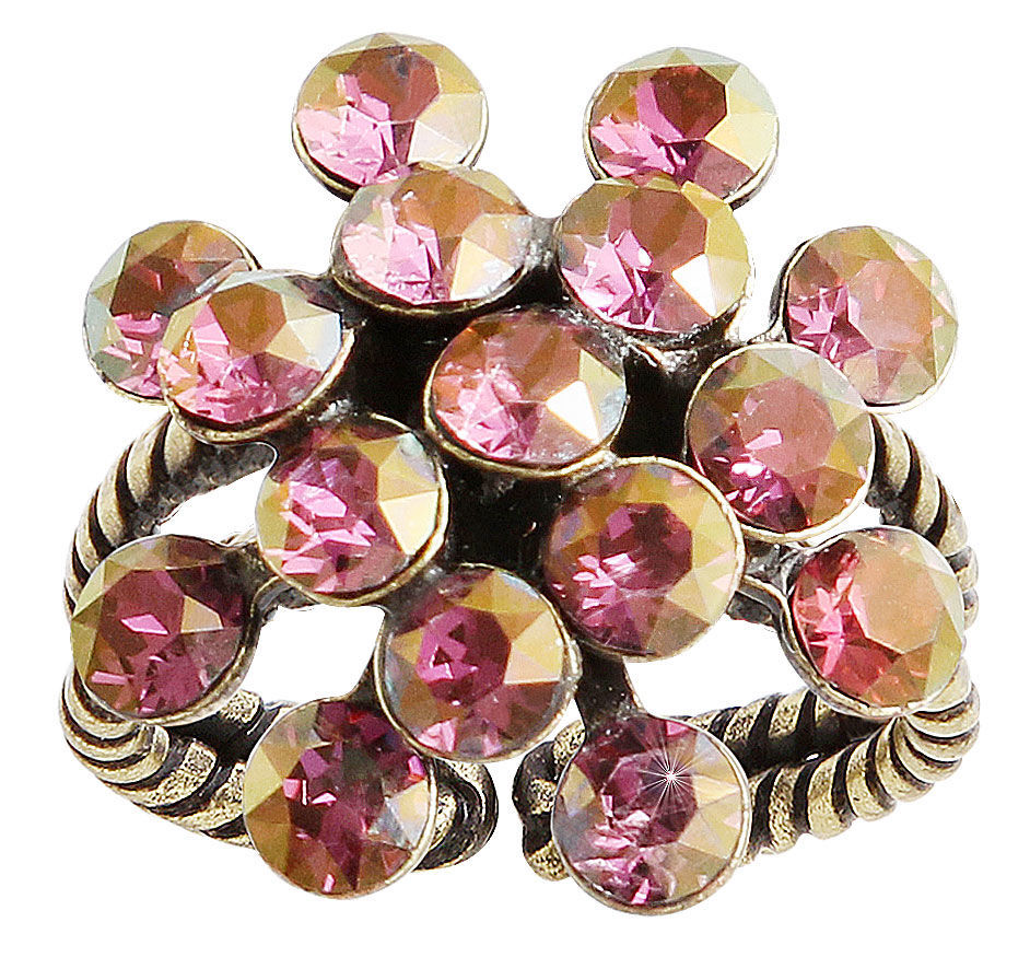 Konplott Ring Mini Magic Fireball Crystal Amthyst Boreale