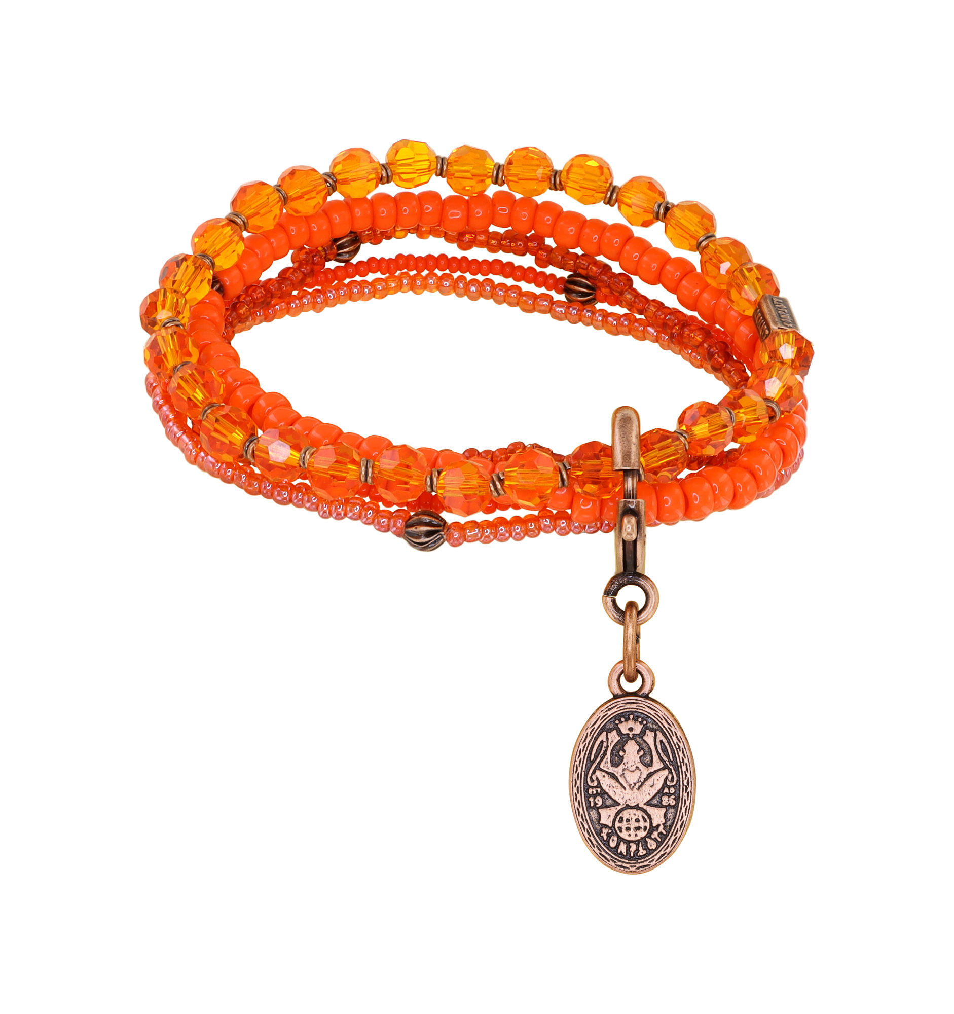 Konplott Armband Petit Glamour d`Afrique orange