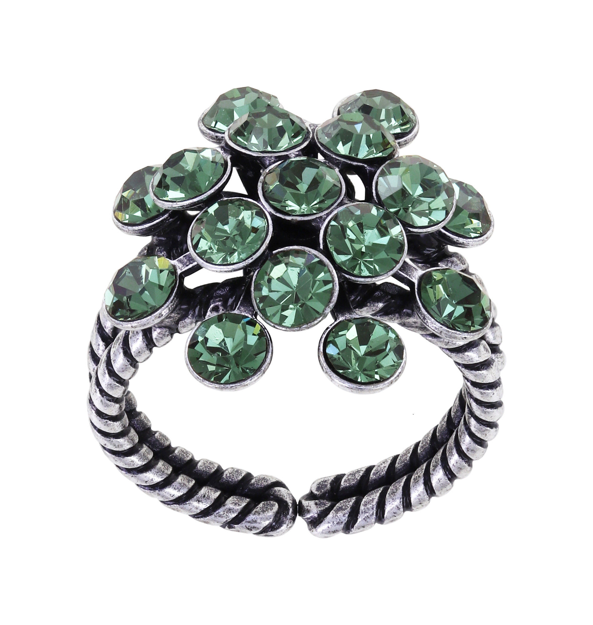 Konplott Ring Magic Fireball  blaugrün