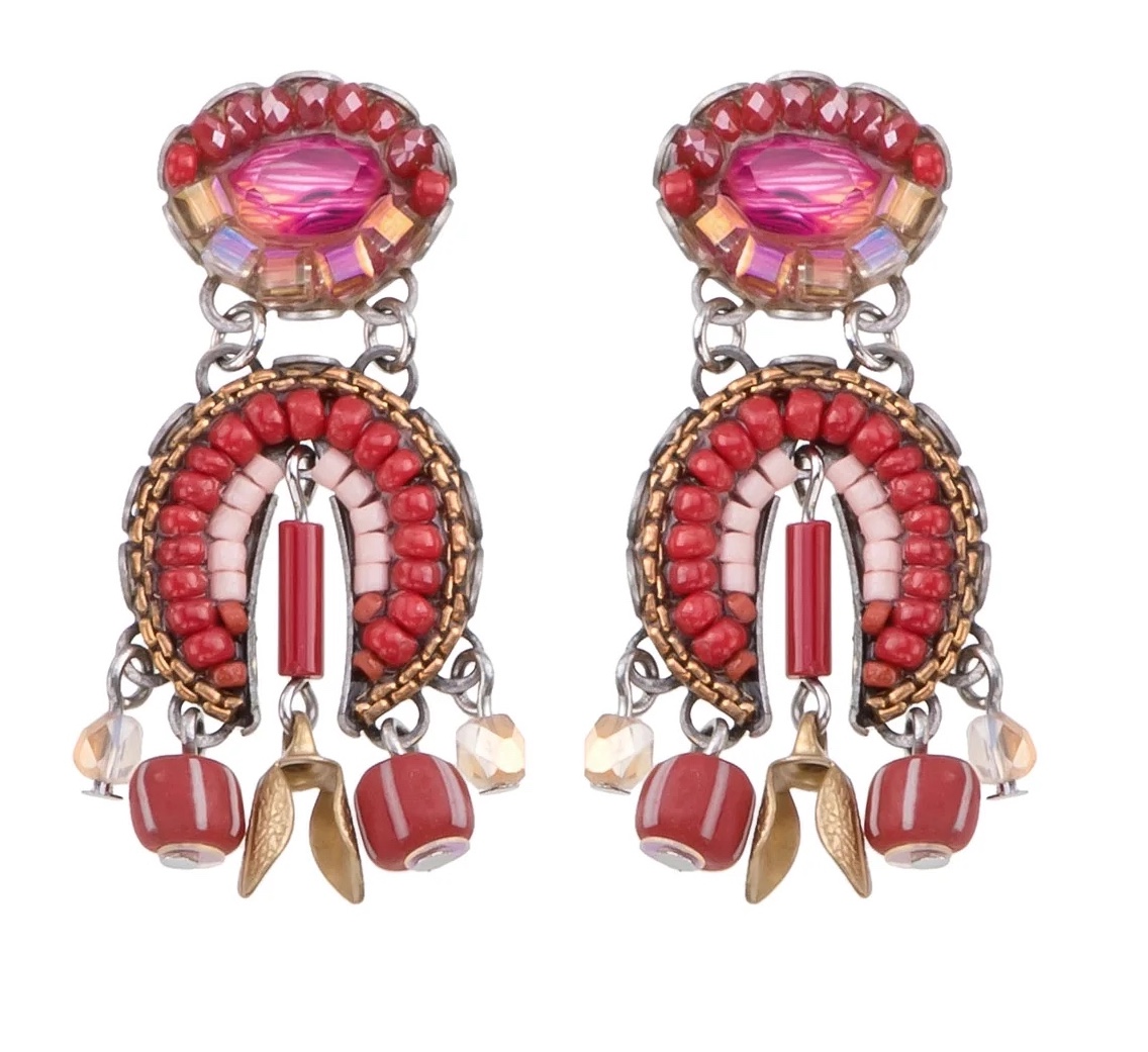 Ayala Bar Ohrstecker, Radical Red Flame Earrings