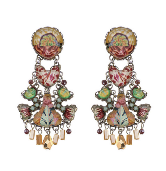 Ayala Bar Ohrstecker, Sunflower Surprise Set, Artisan Glass Earrings, Joyful
