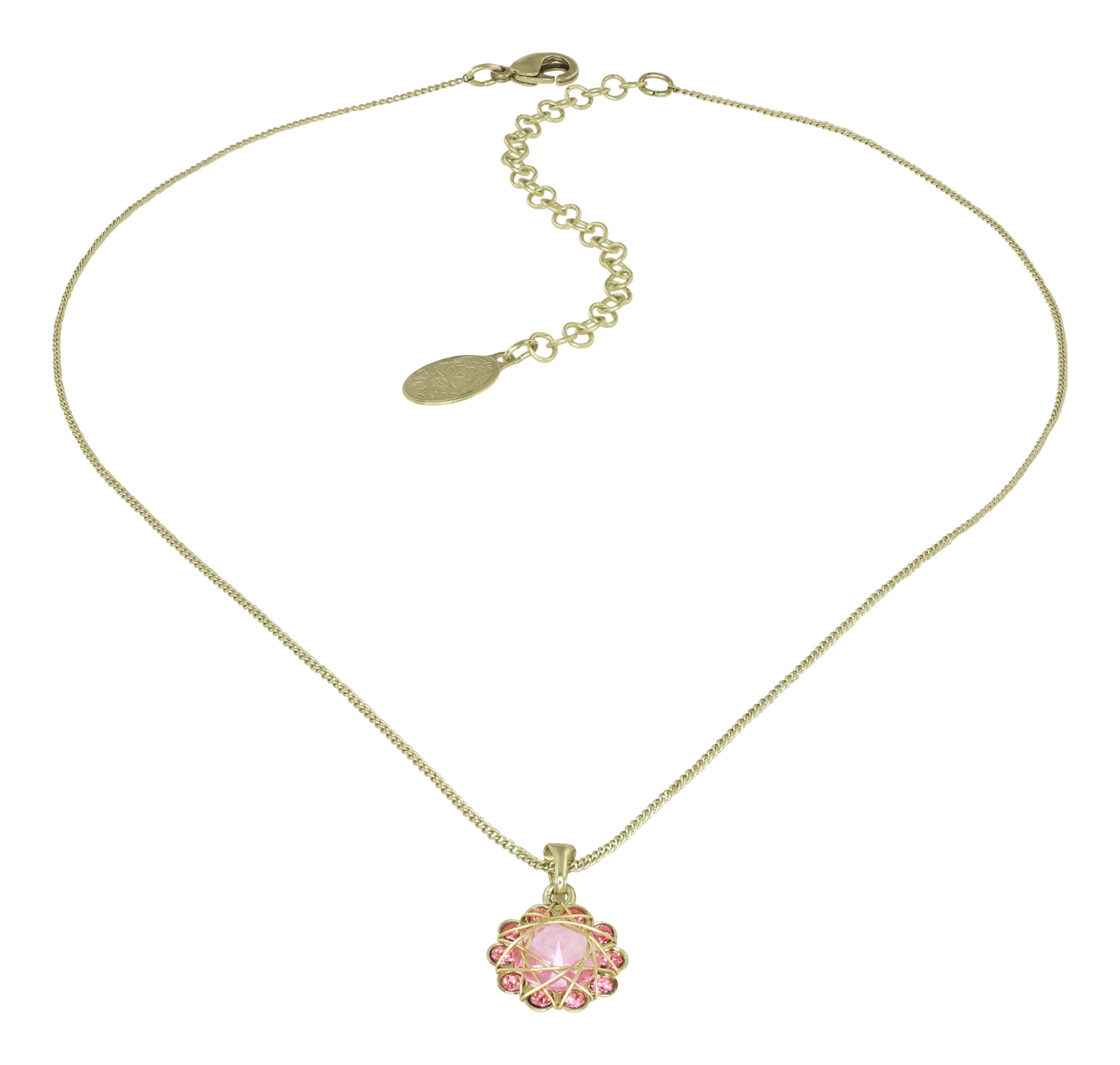 Konplott Kette 70´s Circle Rose Peach