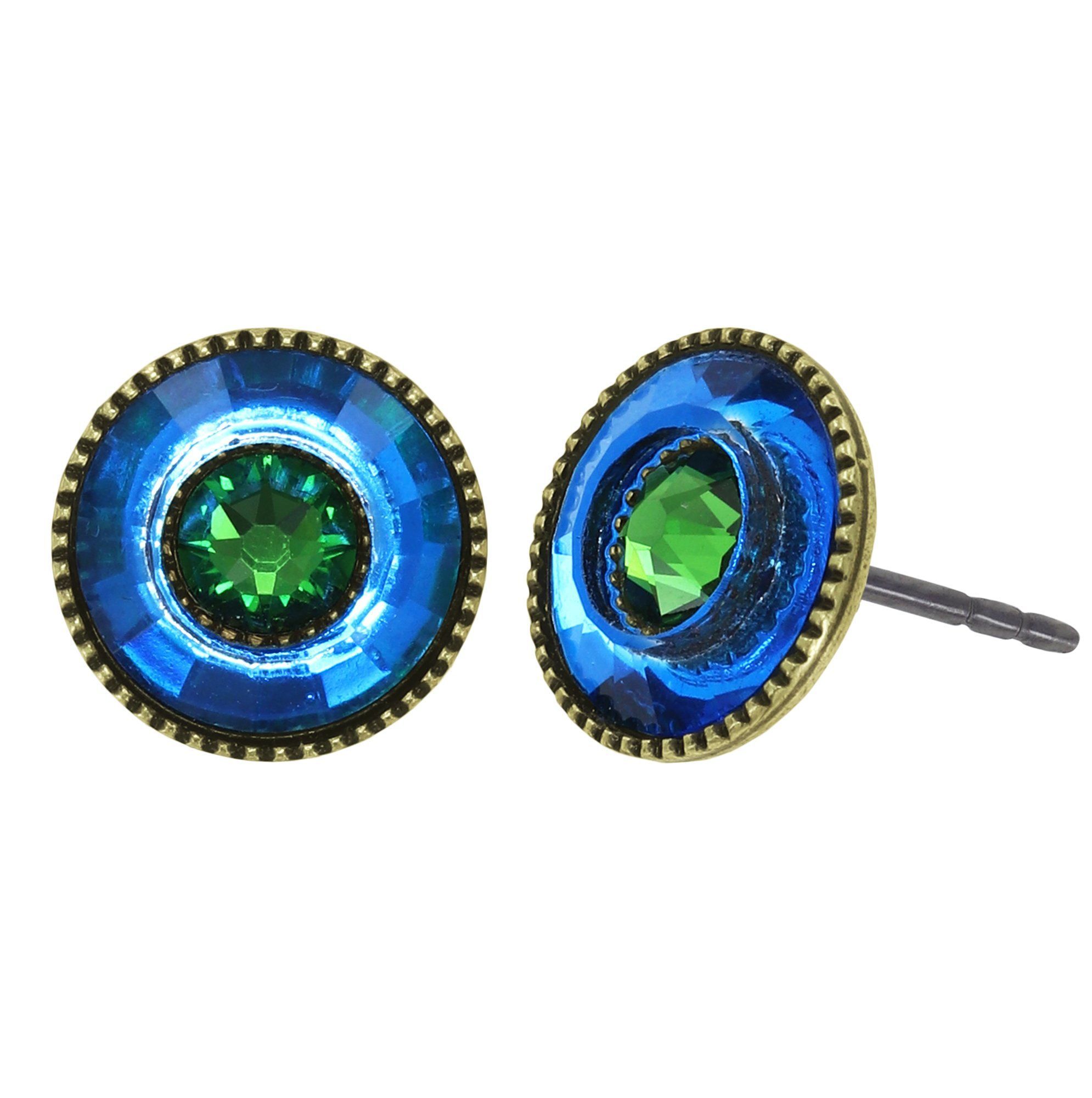 Konplott Ohrstecker Donutissima Blau Grün