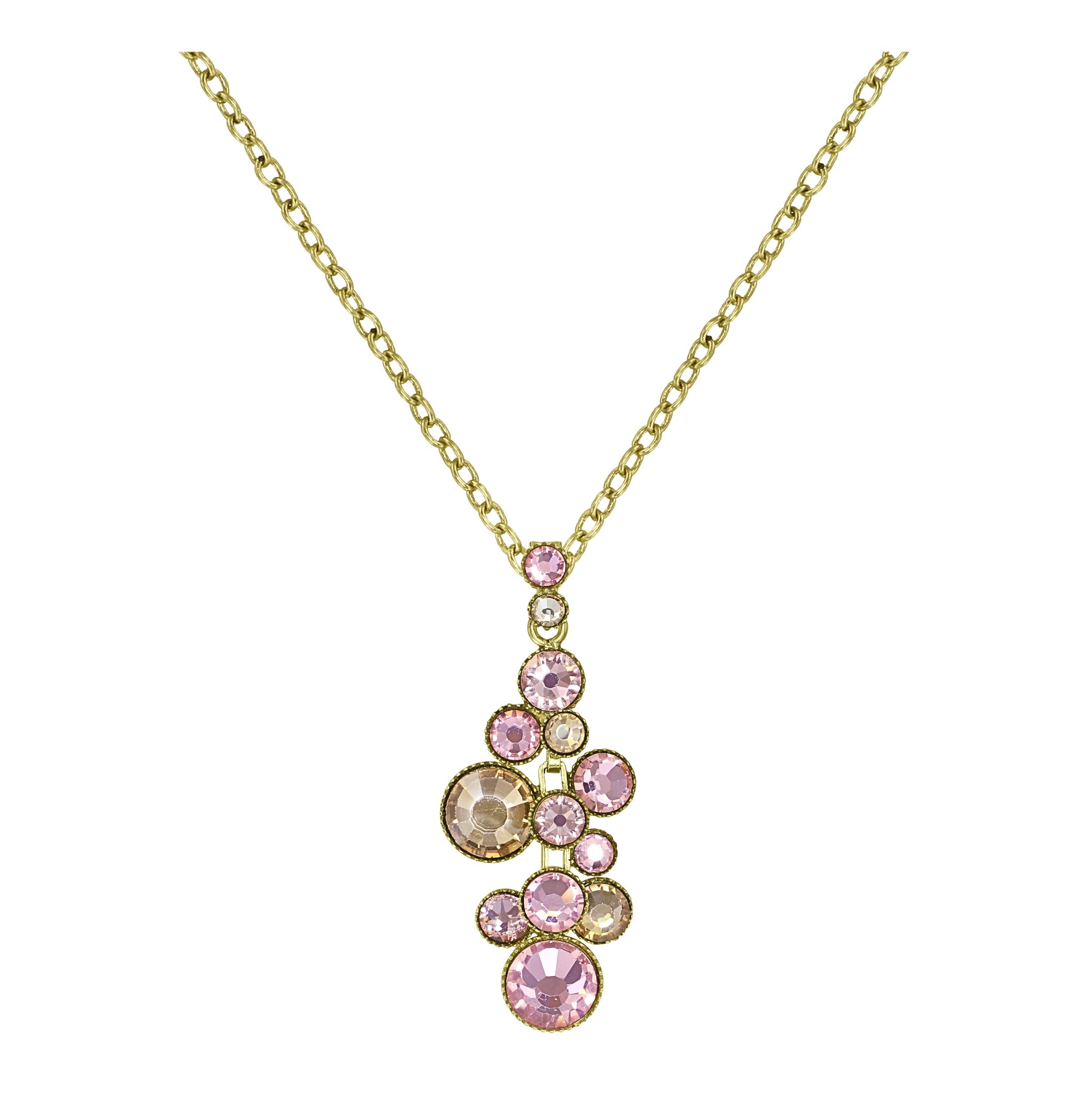 Konplott Kette Water Cascade gold Silk Vintage Rose