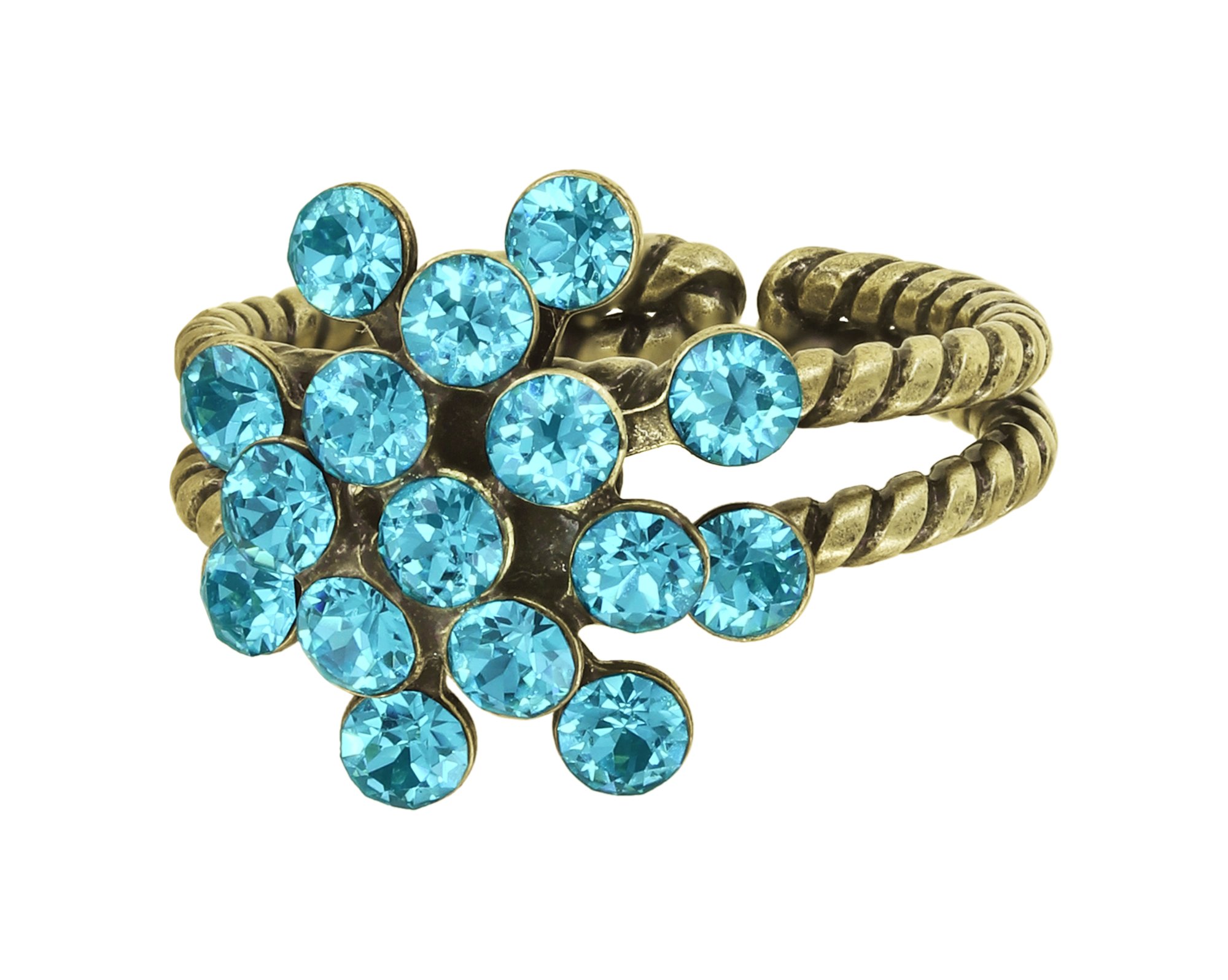 Konplott Ring Mini Magic Fireball Aquamarine
