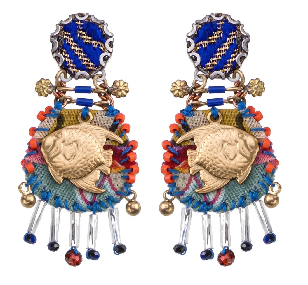 Ayala Bar Ohrstecker, Hip Collection, Fantasy Fish Earrings